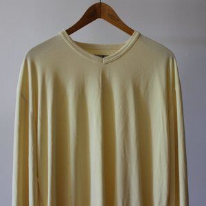 Ted Baker Pastel Yellow Long Sleeves Shirt